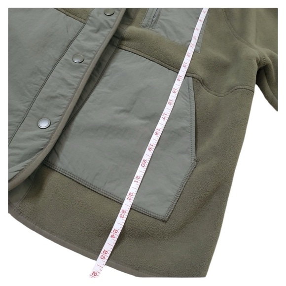 Te Verde green button down fleece jacket size large - Picture 9 of 9